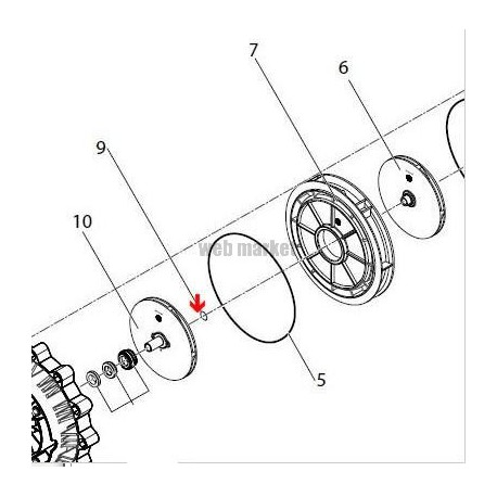 Joint torique turbine surpresseur Aquaboost II ( Frais/Délai supp à prévoir )