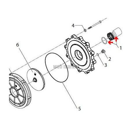 Raccord + réduction aspiration Aquaboost II Ø40mm ( Frais/Délai supp à prévoir )