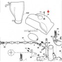 Capot bleu de Polaris 180 ( Dispo épuisement Stock )