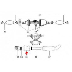 Raccord rapide femelle pour D22/D23 Polaris 180