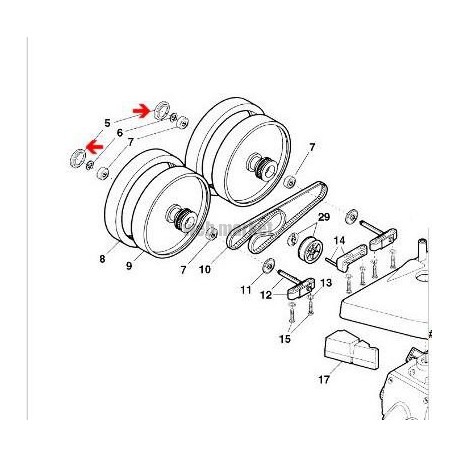 Cache moyeu de Polaris 340-360-380