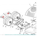 Clips de roue Polaris 340-360-380, les 5
