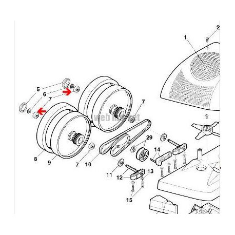 Roulement de roue Polaris 360-380