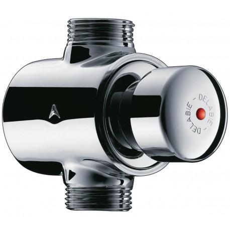 Robinet temporisé Tempostop pour douche sans réglage de débit raccordement mâle male 20 x 27 débit 12 litres par minute : réf