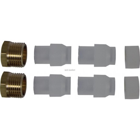 Raccords à bourrage pour filtres à double conduite 8.10.12 m m réf. 2127500