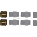 Raccords à bourrage pour filtres à double conduite 8.10.12 m m réf. 2127500