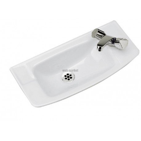 Lave-mains suspendu ELFE Lg : 50 cm Céramique blanc Réf. P169001