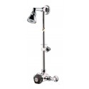 Mitigeur temporisé douche, mural, pomme douche orientable PAP ALPA diamètre : 20 x 27 réf. 35901