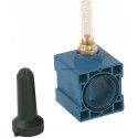 Elément d alimentation Bleu Rehau pour collecteur plancher chauffant réf. 12573021010
