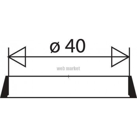 Joint conique D40 01540000500 (lot de 25)