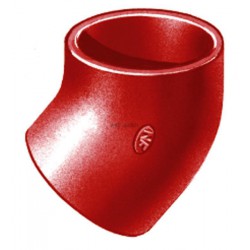 Coude SMU S 45° fonte diamètre nominal 250mm Réf. 157069 PAM