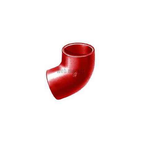 Coude fonte SMU® S 68° - brun-rouge - Ø 200 mm