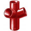 Culotte double d équerre SMU S à 68° - fonte - Ø nominal 100 mm