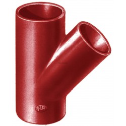Culotte simple SMU S à 45° - fonte - Ø nominal 100/75 mm