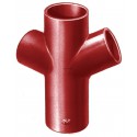 Embranchement Culotte double SMU S 68° en fonte diamètre nominal 200-150mm Réf. 156978 PAM