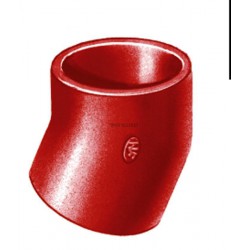 Coude SMU S à 22° - fonte - Ø nominal 150 mm