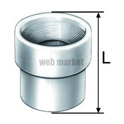 Raccordement WC - fonte SMU + EPDM - Ø nominal 100 mm - L. 90 mm
