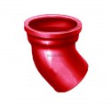Coude SME 45° en fonte - Ø nominal 75 mm