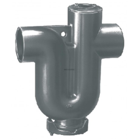 Siphon de parcours SMU® Plus - fonte gris - Ø 125 mm