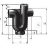 Siphon de parcours SMU® Plus - fonte gris - Ø 125 mm