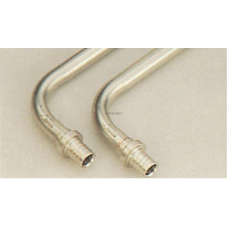 Canne coudée pour tube DN12 longueur 150 mm réf. 12677881001