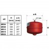 Vase d expansion à membrane suspendu 8 litres 3 bars -10/+99°C max réf. MB8