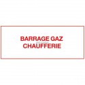 Barrage chaufferie gaz Réf 215298
