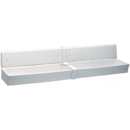 Couvre joint DUO sans dossier blanc réf. EN292-00