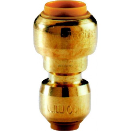 Manchon T240 réduit instantané tectite femelle-femelle D14-12 pour tubes cuivre, PER ou PB réf 4753192