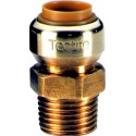 Manchon T243G instantané tectite mâle-femelle D12-12x17 pour tube cuivre PER et PB réf 4751428