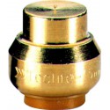 Bouchon T301 instantané TECTITE femelle D18 pour tube cuivre, PER ou PB réf 4751989