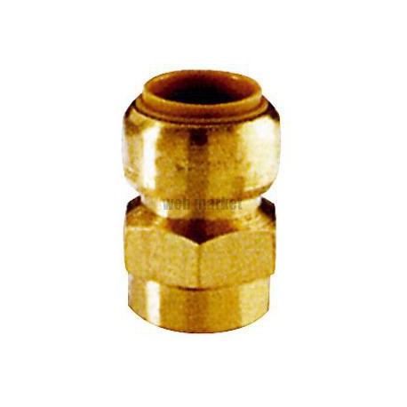 Manchon T270G instantané tectite femelle-femelle D18-15x21 pour tube cuivre PER et PB réf 4751791