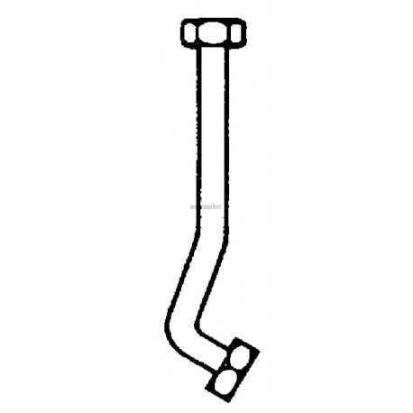 Tube d alimentation pour urinoir blanc réf. E74197-CP