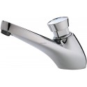 Robinet de lavabo P605 S fixation sur plage eau chaude système anti blocage arrivée mâle 15 x 21 NF réf. 64632