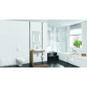 Plaque de commande WC SKATE AIR, double touche ou interrompable, pour mécanisme pneumatique, montage vertical, 156 x 197 mm,