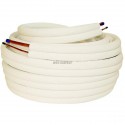 Liaison frigorifique isolée double M1 1/4-3/8 épaisseur cuivre isolant 0,8-8mm longueur 20m ALF4023