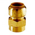 Manchon T270G instantané tectite femelle-femelle D12-15X21 pour tube cuivre PER et PB réf 4751725