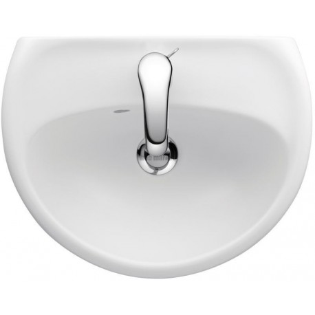 Lave-mains MIDEO 45 x 35 cm, autoportant, percé 1 trou, blanc Réf. E4338-00