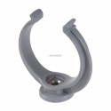 Collier lyre PVC gris - Ø 75 mm