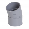 Coude 20° FF PVC pour tube d évacuation gris - Ø 110 mmbrSup