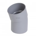 Coude simple MF 20° PVC gris Nicoll - Ø 110 mm