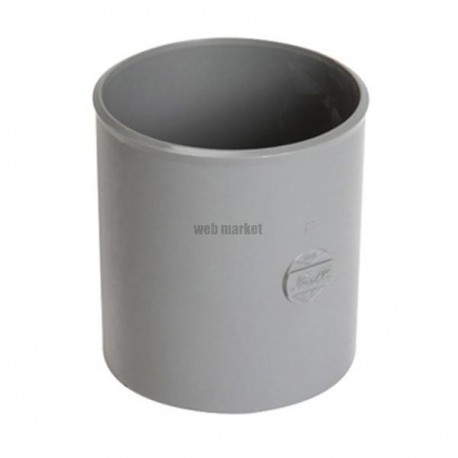 Coulisse FF PVC gris Nicoll - Ø 80 mm