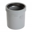 Manchon joint FF PVC gris Nicoll - Ø 100 mm