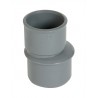 Réduction extérieure excentrée MF PVC gris Nicoll - Ø 110/50 mm