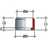 Réduction mâle femelle incorporée diamètre 40/32mm blanc IHB