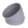 Secteur de coude MF 30° PVC gris Nicoll - Ø 110 mm