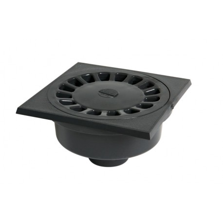 Siphon de cour à emboîture extérieure verticale PVC diamètre 50-40/63 longueur 150mm SC504