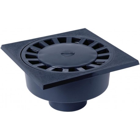 Siphon de cour à emboîture extérieure verticale PVC diamètre 100-90 longueur 250mm SC1009S
