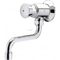 Robinet de lavabo simple 612 fixation murale à bec tournant eau froide 15 x 21 NF Réf. 31815