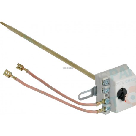 Thermostat unipolaire 270mm CE blindé 75 à 200 L Réf. 70147